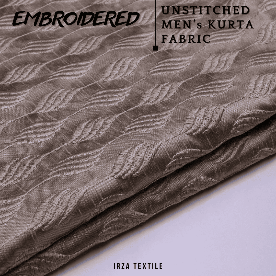 Unstitched Brownish Grey Dastaan Embroidered Kurta DA-14