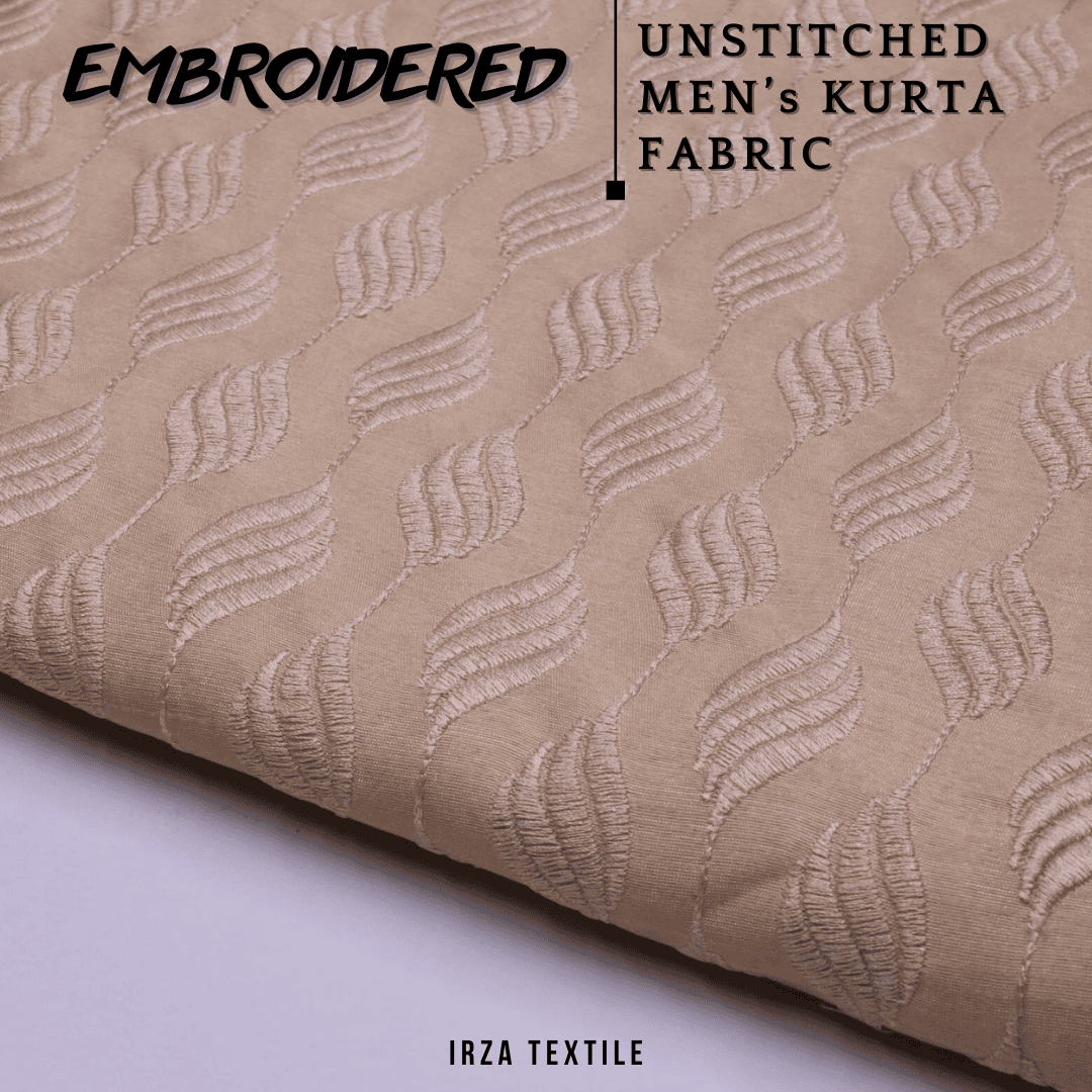 Unstitched Peach Grey Dastaan Embroidered Kurta DA-15