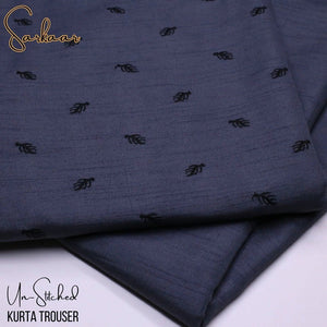 Sarkaar Grey Kurta Trouser Fabric S1A - Irza Textile