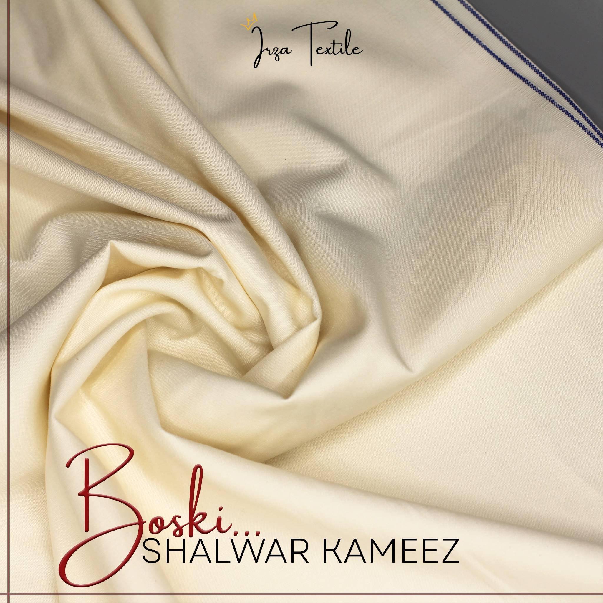 Majestic Cream Boski Shalwar Kameez