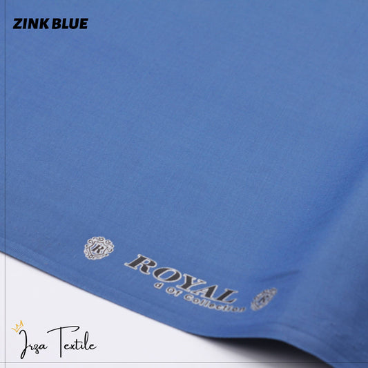 Royal Un-Stitched Zink Blue Wash n Wear Shalwar Kameez